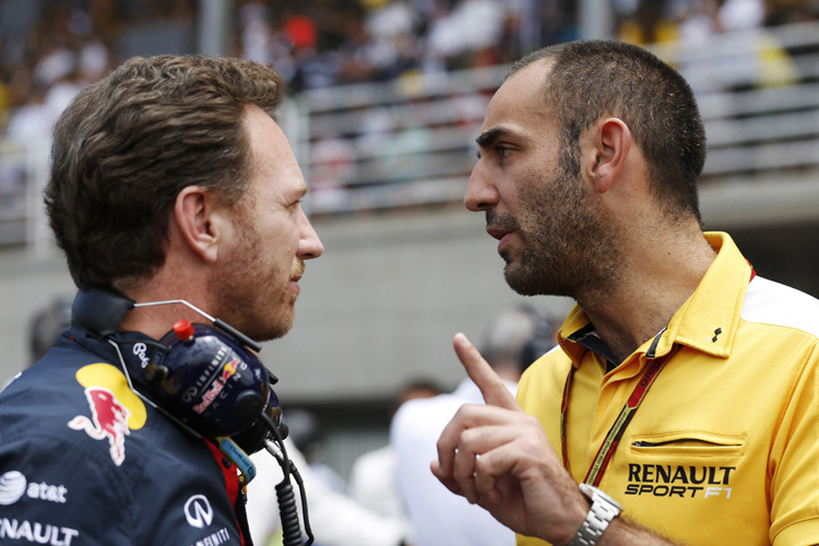 Christian Horner und Cyril Abiteboul