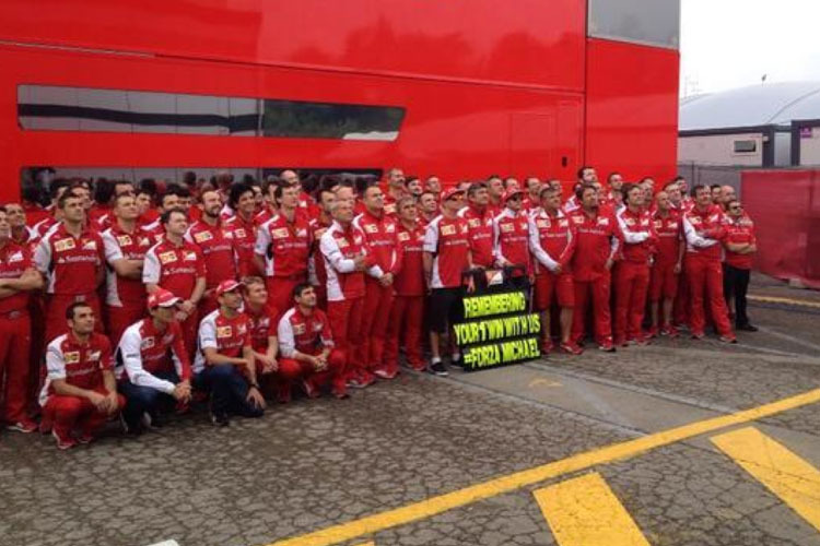 Die Scuderia Ferrari erinnert sich gerne an den ersten GP-Triumph von Michael Schumacher