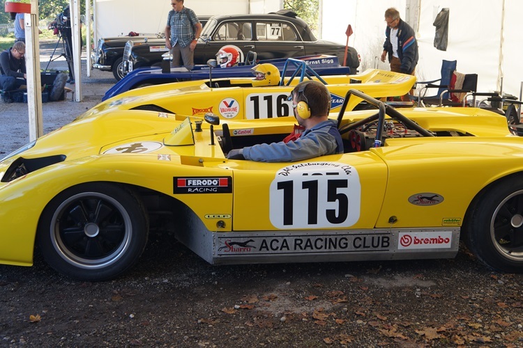 Ein 1970er Sbarro ACA Spider Sportprototyp Lotus