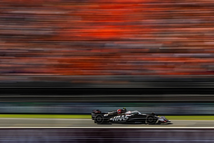Letztes Jahr in Zandvoort fuhren noch Nico Hülkenberg (im Bild) und Kevin Magnussen den Haas