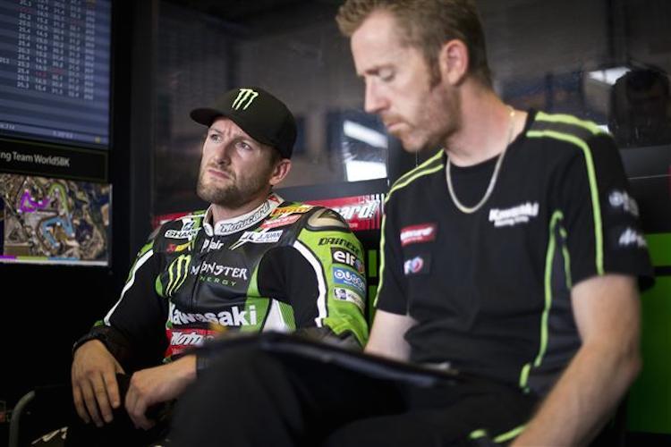 Tom Sykes und Marcel Duinker beim Jerez-Test