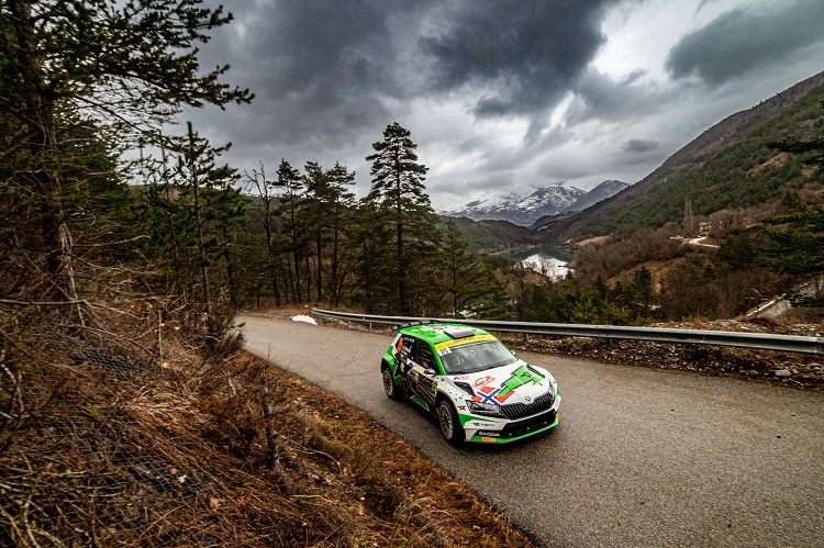 Andreas Mikklesen im Skoda Fabia Rally2