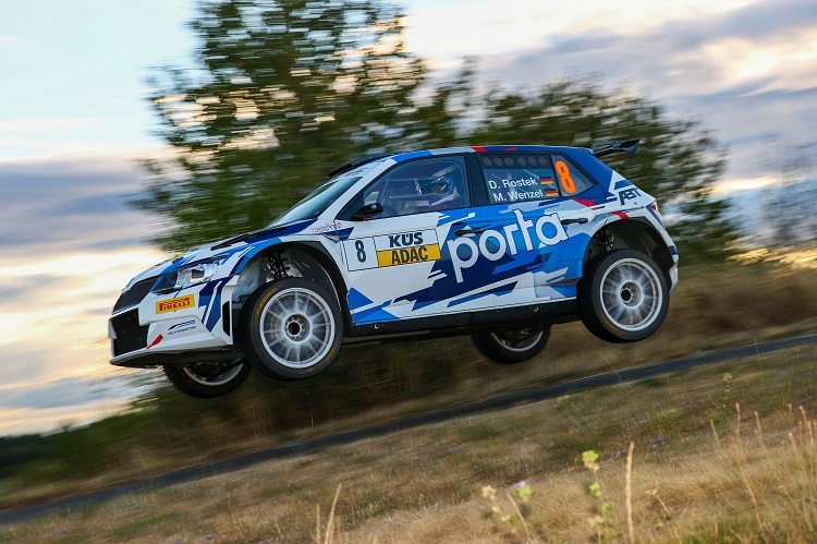 Dennis Rostek und  Michael Wenze im lSkoda Fabia R5