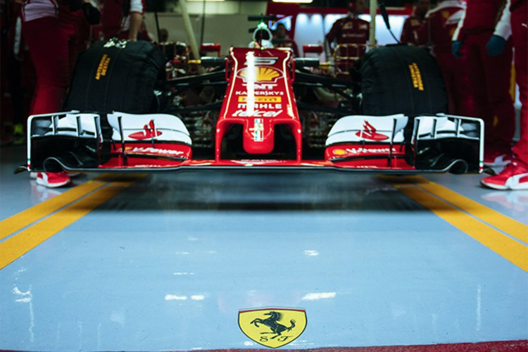 Wie weit vorne die Ferrari-Nase in Baku sein kann, wird sich zeigen