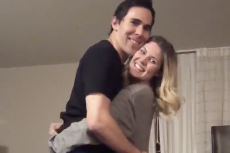 Robert Wickens und Karli Woods