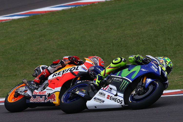 Valentino Rossi und Marc Márquez