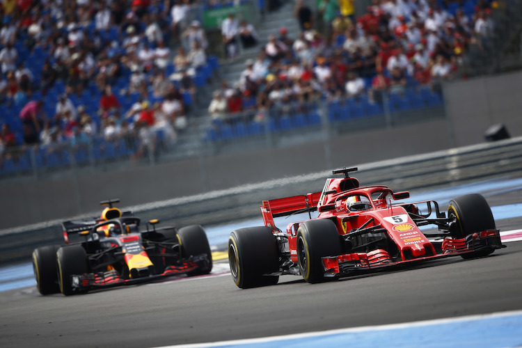 Vettel vor Ricciardo