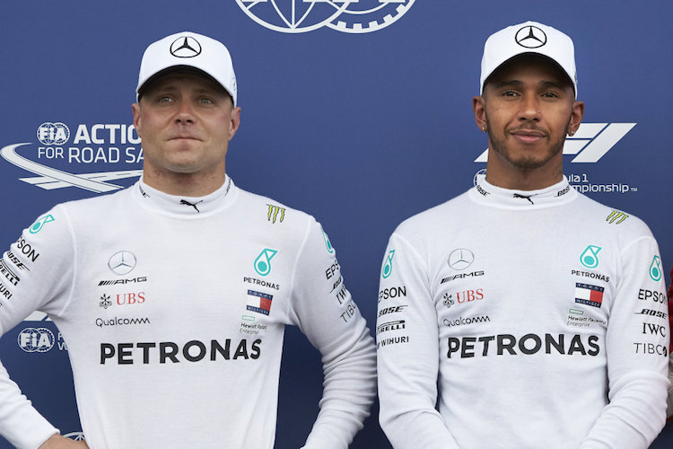 Lewis Hamilton und Valtteri Bottas