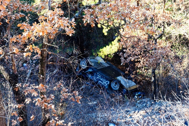 Der Ford Puma Rally1 nach dem Crash von Craig Breen