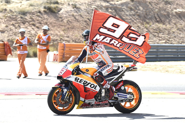 Marc Márquez siegte in Aragón