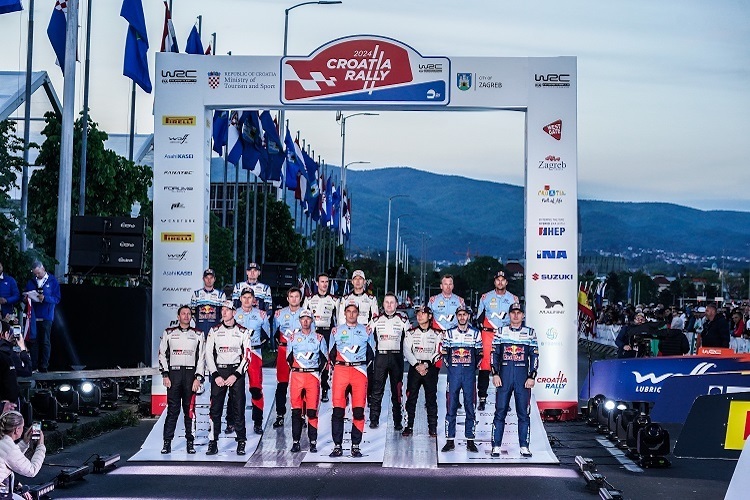 Die WRC-Teams in Kroatien