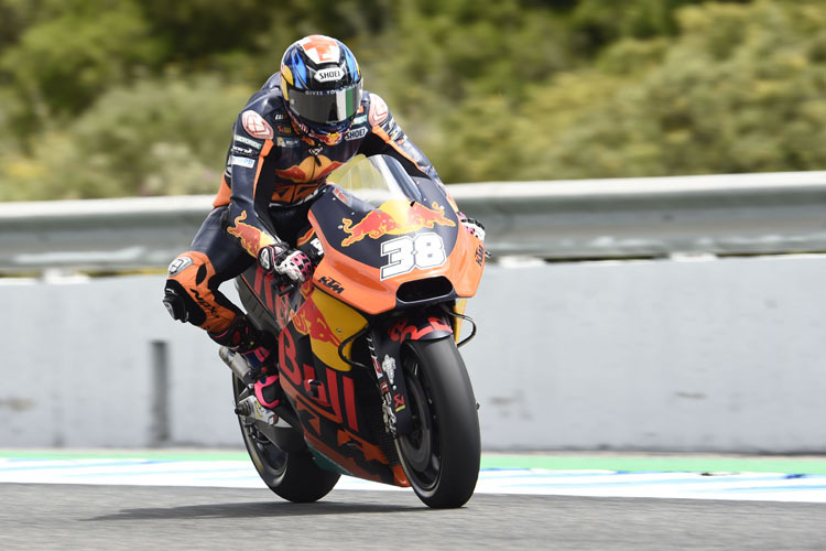 Bradley Smith auf der KTM in Jerez