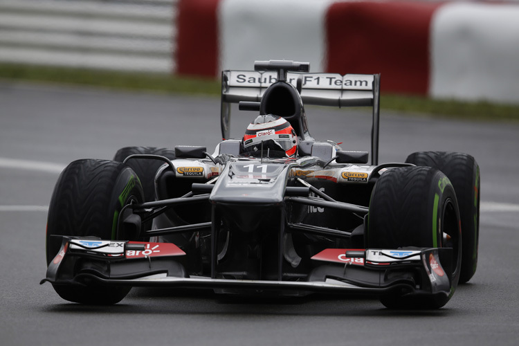 Nico Hülkenberg eiert um den Circuit Gilles Villeneuve