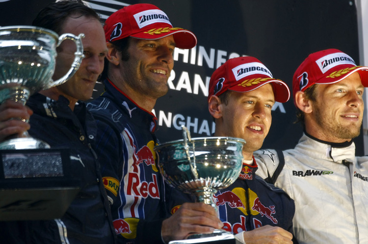 Jenson Button dritter hinter Red Bull