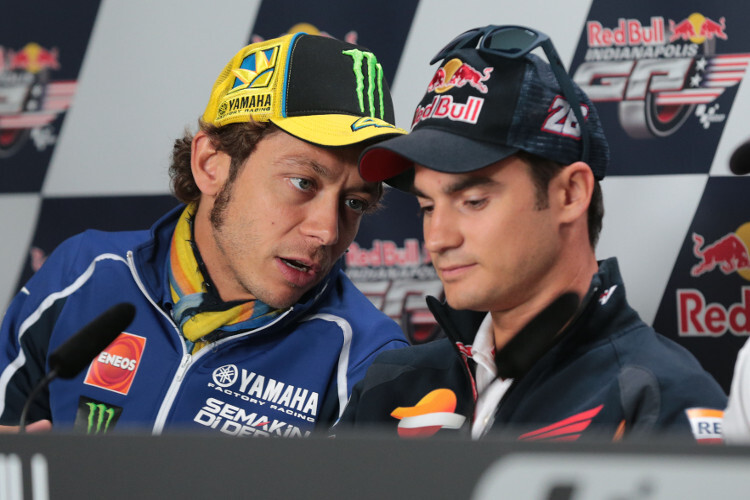 Valentino Rossi und Dani Pedrosa