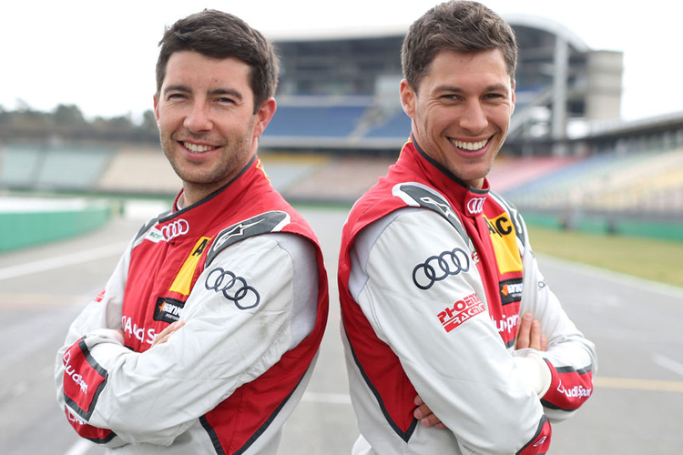 Mike Rockenfeller und Loic Duval