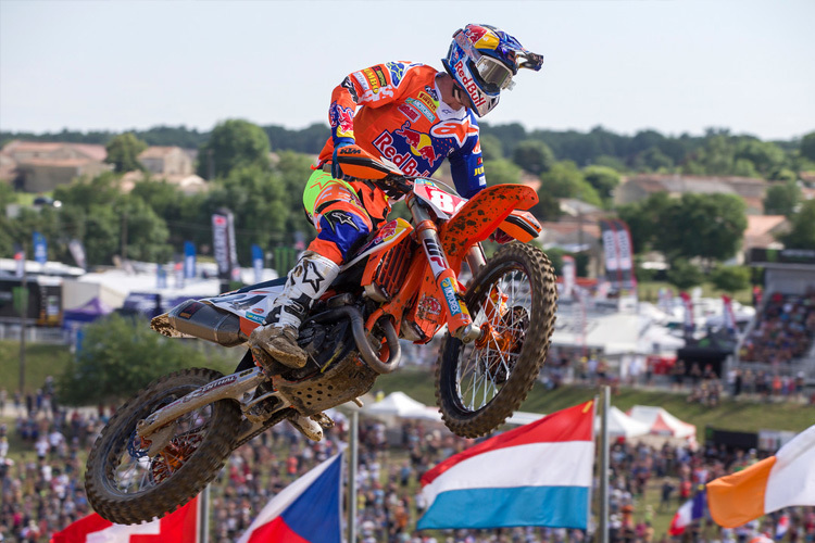 Jeffrey Herlings setzte in Frankreich alles auf eine Karte