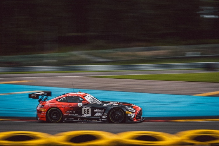 Schnellster in der Qualifikation der 24h Spa: Der Mercedes-AMG GT3 von Raffaele Marciello, Daniel Juncadella und Jules Gounon