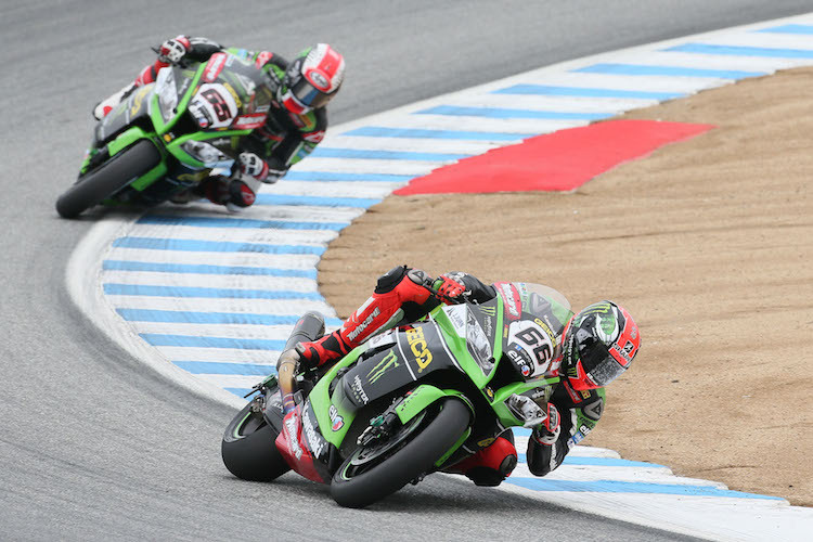 Tom Sykes konnte seinen Teamkollegen Jonathan Rea bezwingen