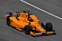 Fernando Alonsos orangener IndyCar-Renner kam bei den McLaren-Fans gut an