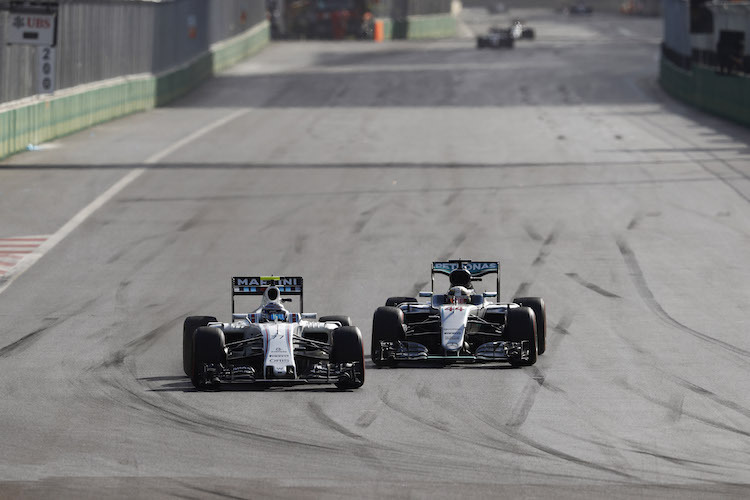 Valtteri Bottas gegen Lewis Hamilton