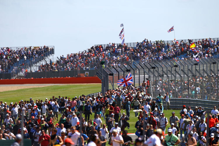 In Silverstone sind die Tribünen immer voll