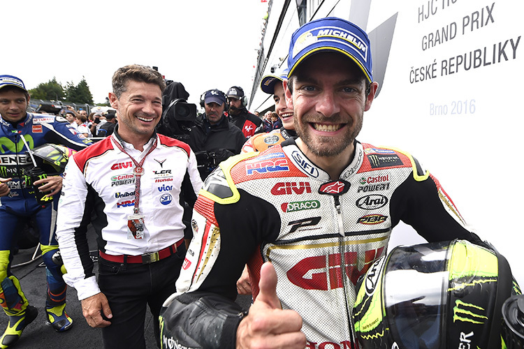 Cal Crutchlow und Lucio Cecchinello