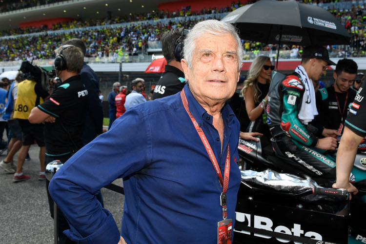 Giacomo Agostini verfolgt die Entwicklung in der MotoGP-WM aufmerksam