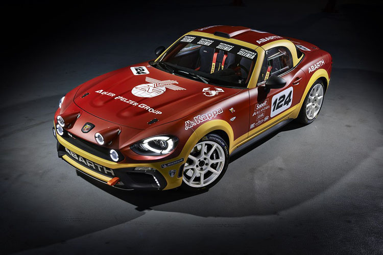 Prototyp für die Rallye-Kategorie RGT – der in Genf vorgestellte Abarth 124 Spider