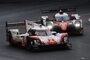 Der Porsche 919 Hybrid (li.) liegt in Mexiko bislang vor dem Toyota TS050 Hybrid