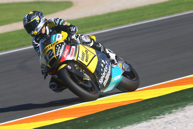Tom Lüthi wittert eine Podestchance beim Moto2-Finale in Valencia