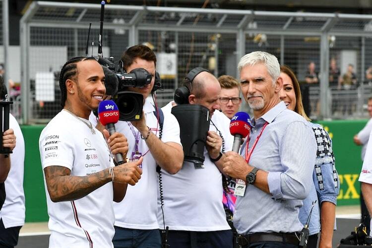 Lewis Hamilton und Damon Hill