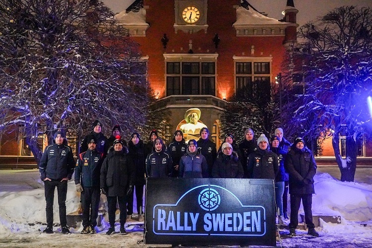 Die WM-Teams für die Rallye Schweden