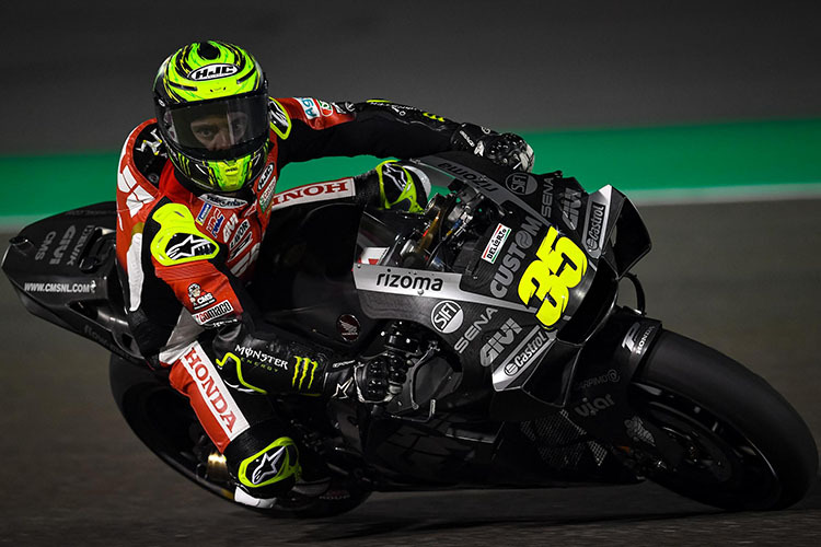 Cal Crutchlow bei Flutlicht in Katar