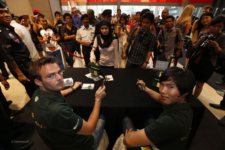 Giedo van der Garde und Ma Qing Hua in Kuala Lumpur