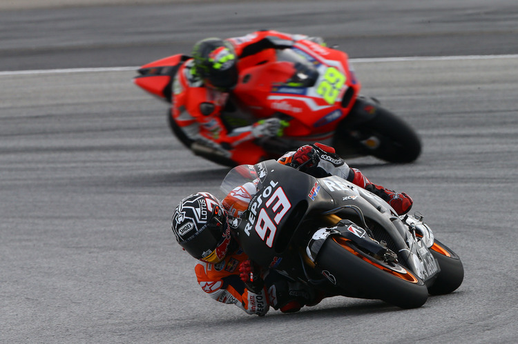 Marc Márquez auf der RC213V in Sepang