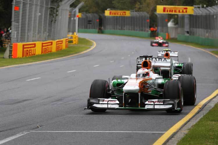 Adrian Sutil sammelte in Melbourne Führungsrunden