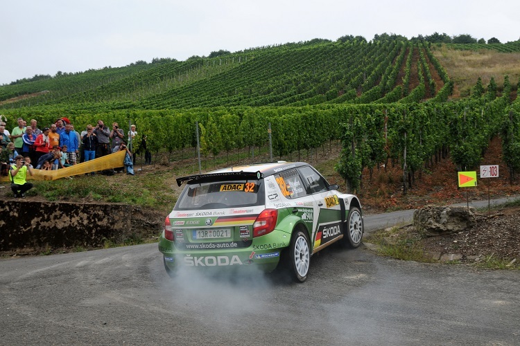 Sepp Wiegand bei der Rallye Deutschland