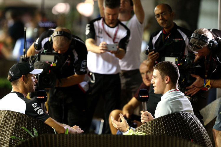 Jenson Button und Paul di Resta