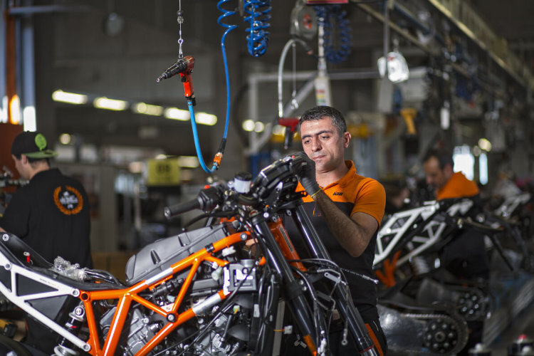 KTM-Fertigung in Österreich
