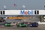 Start frei für die 12h von Sebring mit den beiden Nissan DPi (grün) und dem Cadillac DPi von Spirit of Daytona