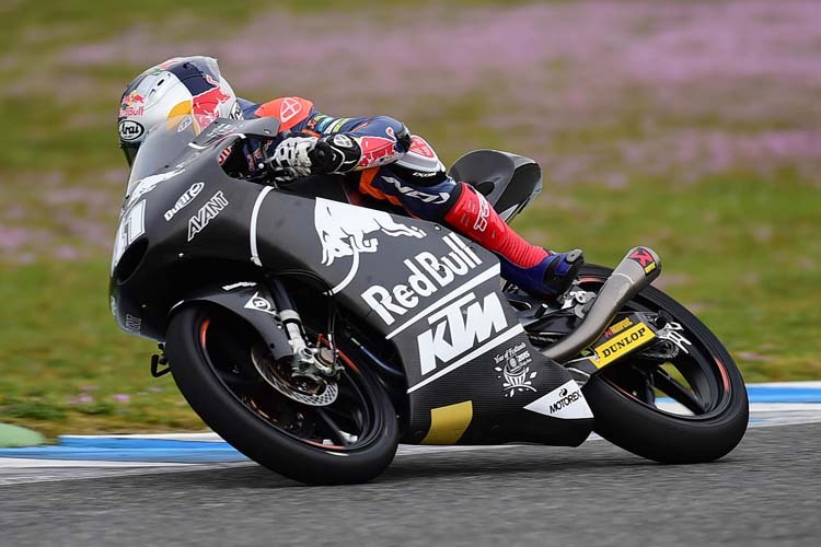 Brad Binder in Jerez