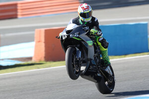 Dominique Aegerter in Jerez)