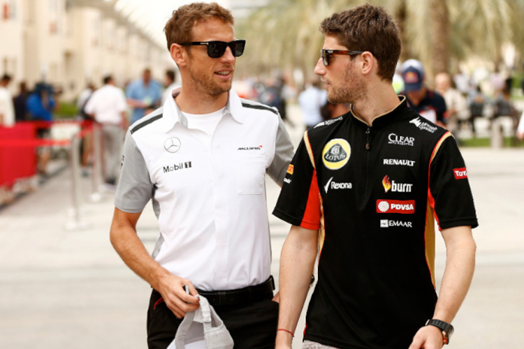 Jenson Button ist nicht sauer auf Romain Grosjean