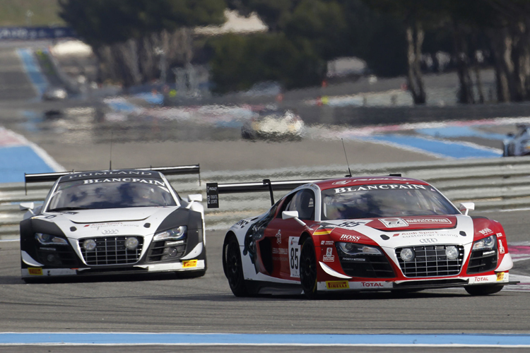 Phoenix-Audi beim Vorsaisontest in Le Castellet