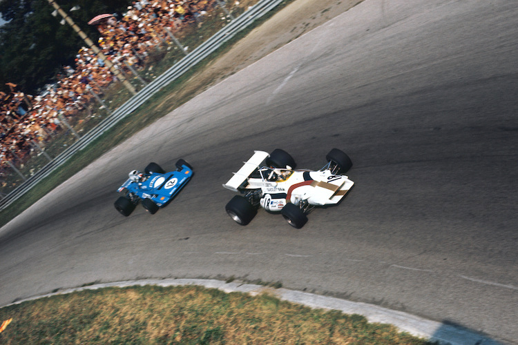 Peter Gethin vor Chris Amon in Monza 1971
