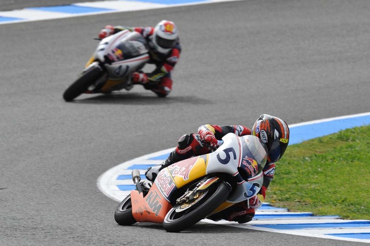 Philipp Öttl (v.) liess Brad Binder keine Chance