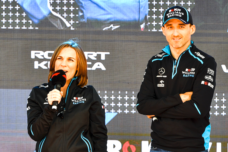 Claire Williams und Robert Kubica