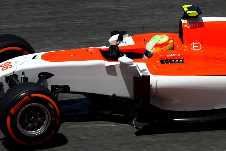 Manor: Gruss an Jules Bianchi (Oberkante Airbox)