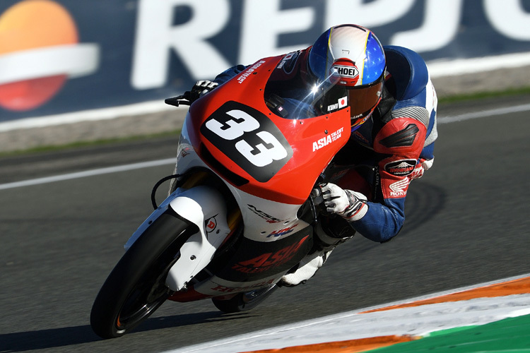 Yuki Kunii war der schnellste Moto3-Pilot in Valencia